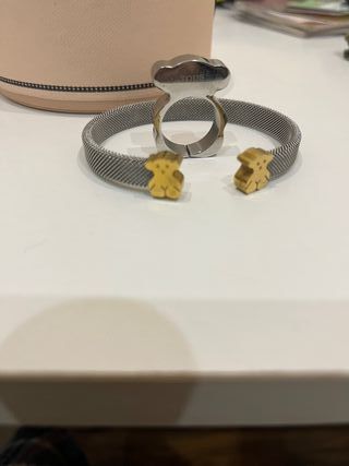 Conjunto Tous: Pulsera y Anillo