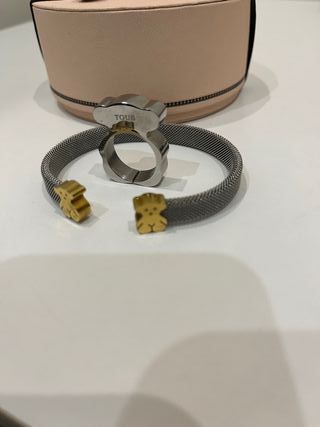 Conjunto Tous: Pulsera y Anillo