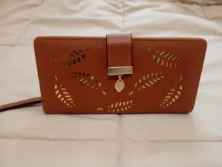 Cartera/monedero marrón NUEVA