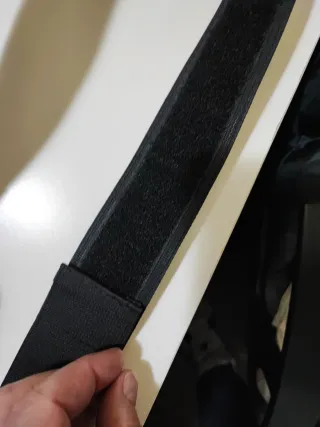 Cintura tattica nera con fibbia