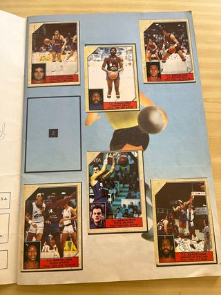 Álbum Cromos Baloncesto Liga 89