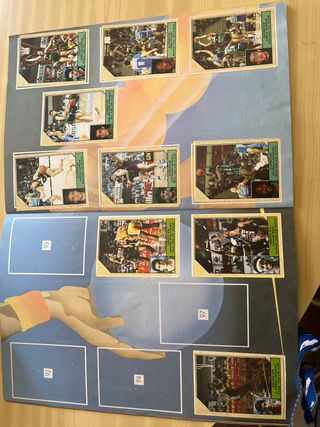 Álbum Cromos Baloncesto Liga 89