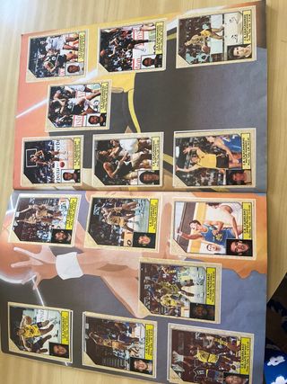 Álbum Cromos Baloncesto Liga 89