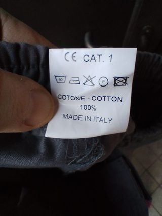 Pantaloni Cargo Unisex Taglia S Grigio Giallo