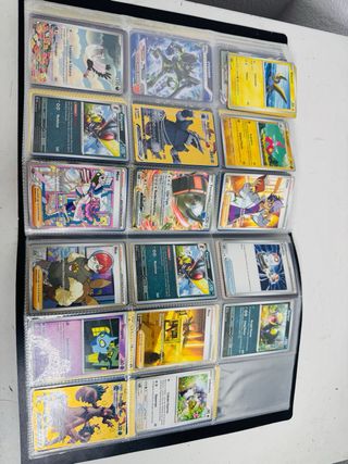Lote de Cartas Pokémon Álbum