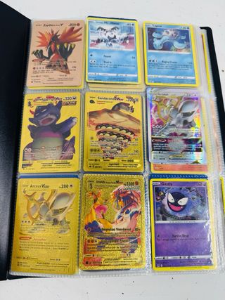 Lote de Cartas Pokémon Álbum