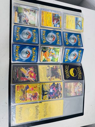 Lote de Cartas Pokémon Álbum