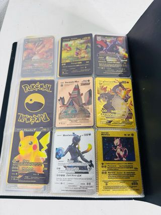 Lote de Cartas Pokémon Álbum