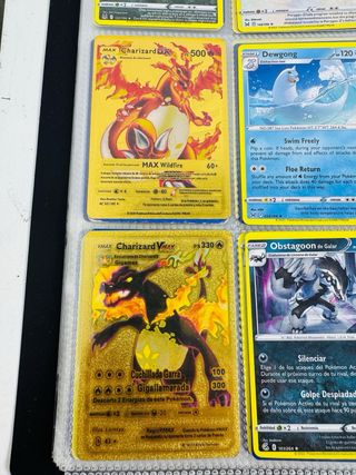 Lote de Cartas Pokémon Álbum