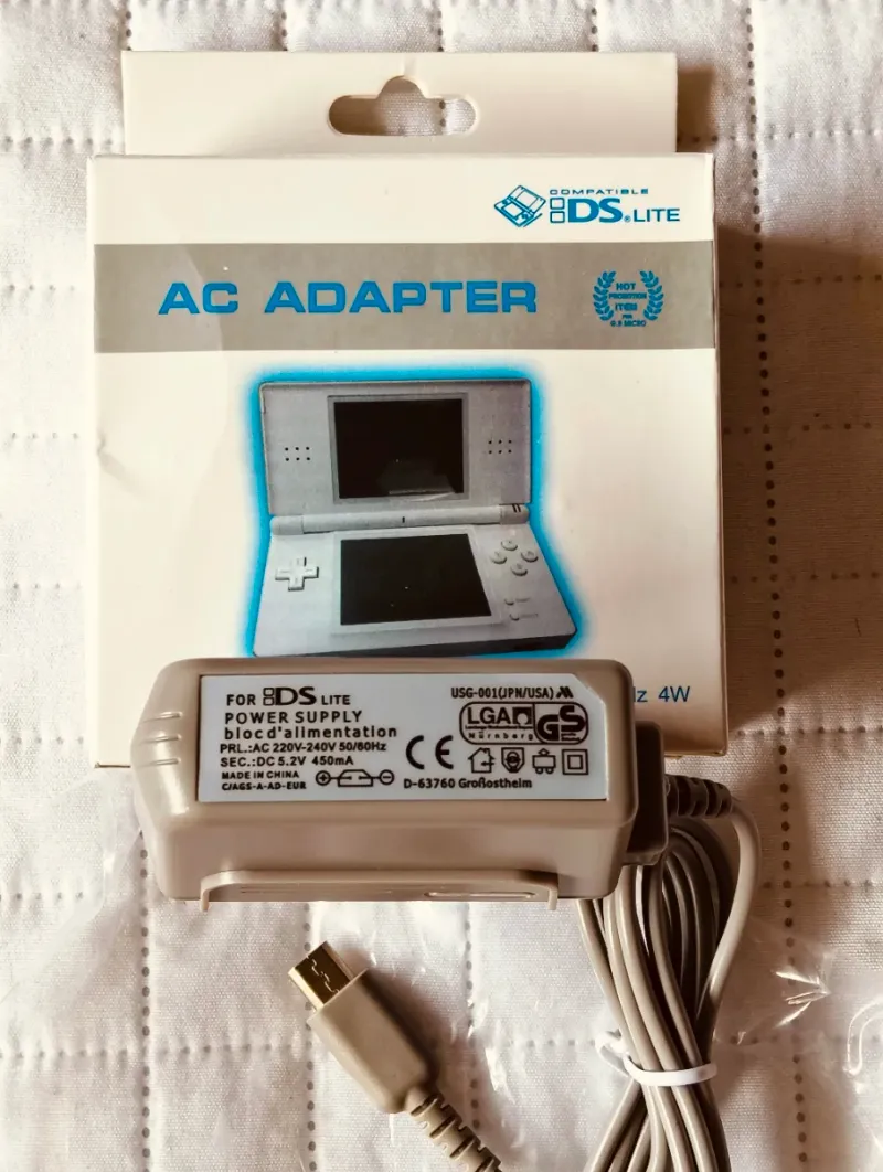 Cargador Nintendo DSL,DSi Lite,NDSL PRODUCTO NUEVO afbeelding 2