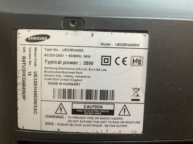 Televisor Samsung EU32EH4003W afbeelding 3