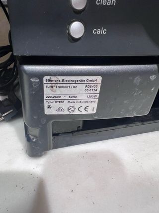 4 Cafeteras automaticas Siemens Surpresso s50