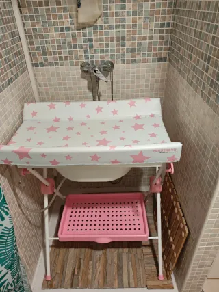 Bañera y cambiador de bebé Plastimyr