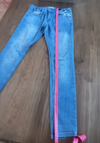 Vaquero chico skinny azul