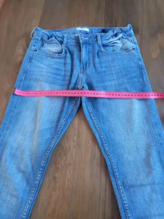 Vaquero chico skinny azul