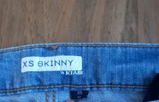 Vaquero chico skinny azul