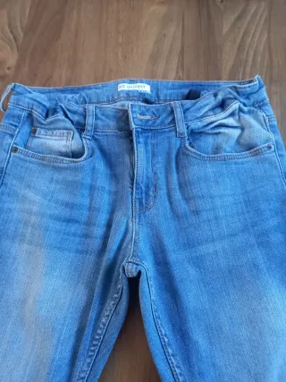 Vaquero chico skinny azul