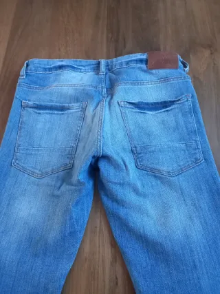 Vaquero chico skinny azul