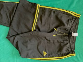 Chándal Adidas 3 Rayas Negro/Amarillo