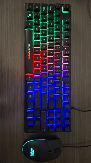Teclado y Ratón Gaming Mars Gaming RGB