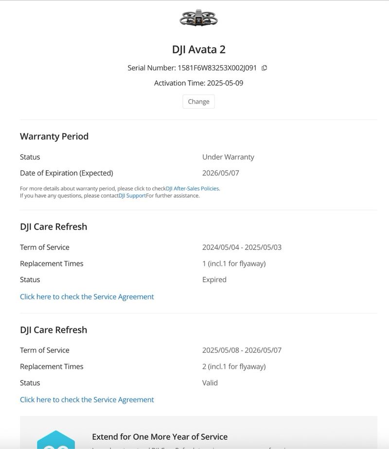 DJI Avata 2 Drone fly more combo care refresh afbeelding 4