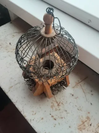 Jaula decorativa vintage