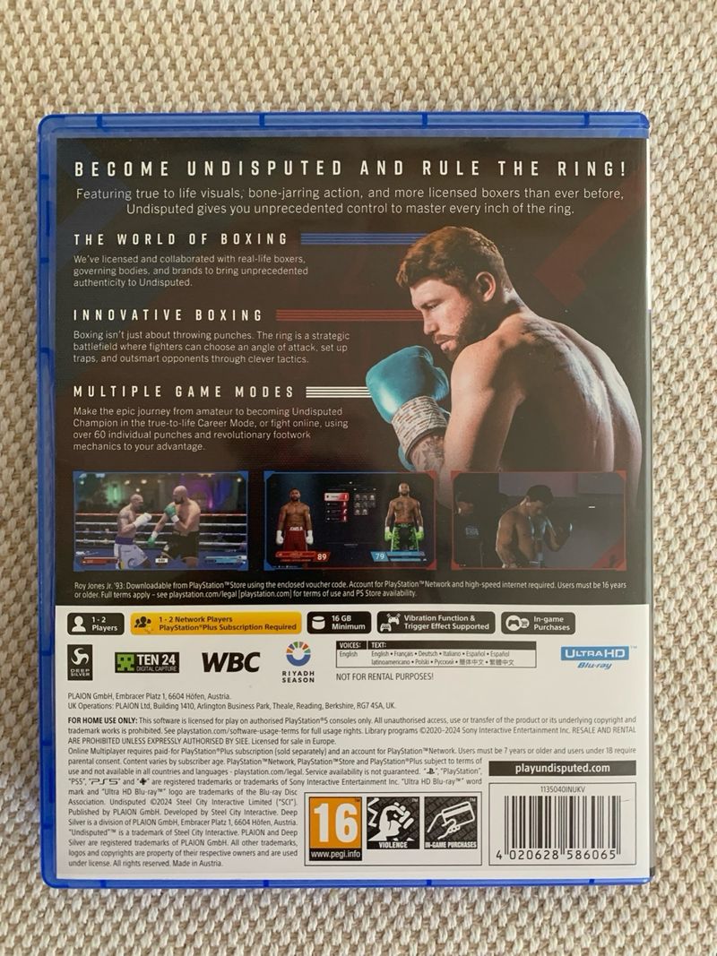 Undisputed PS5 afbeelding 2