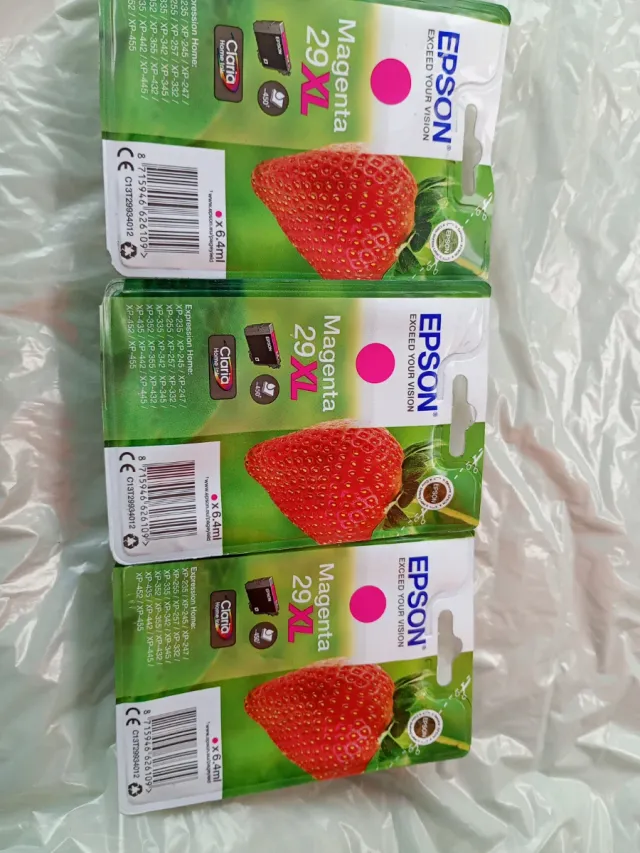 Cartuchos Epson 29XL Magenta (3 piezas)