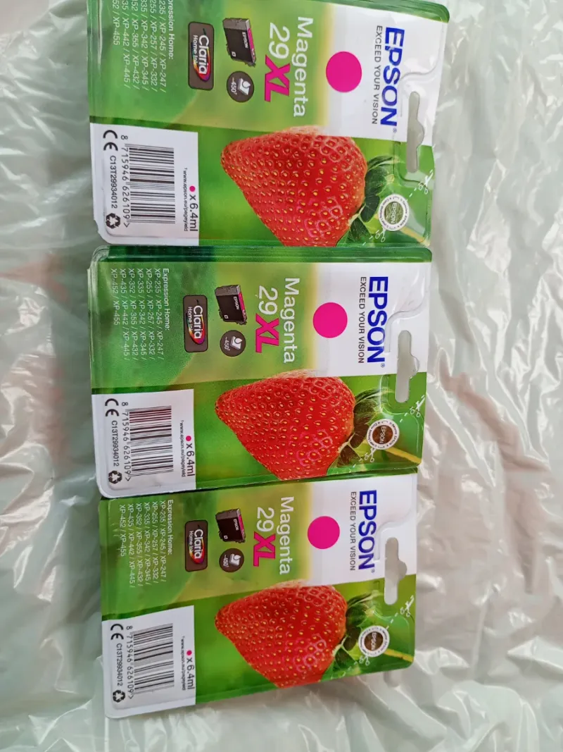 Cartuchos Epson 29XL Magenta (3 piezas)