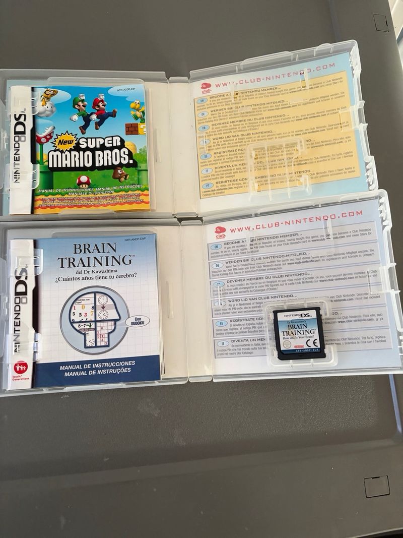 Juegos Nintendo DS: New Super Mario Bros. y Brain afbeelding 2