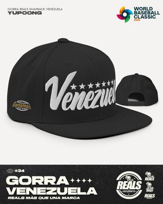 Gorra Venezuela Snapback Azul Vinotinto negro