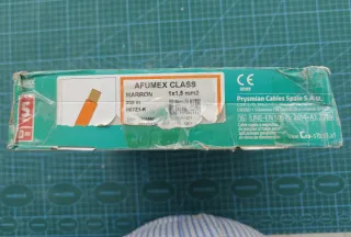 Cable eléctrico Afumex 1,5 mm² 200m Prysmian