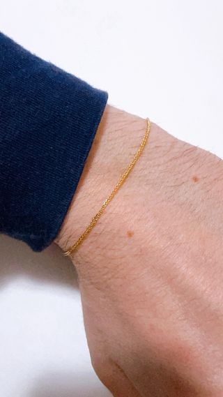 Bracciale modello spiga in oro giallo 18kt 750