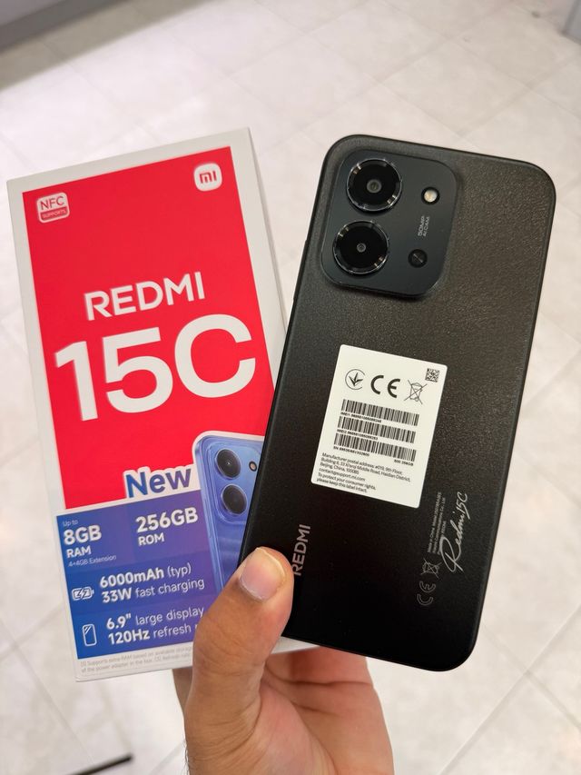 Xiaomi Redmi 15C 256GB Negro