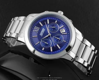 Reloj SKMEI Azul y Plateado
