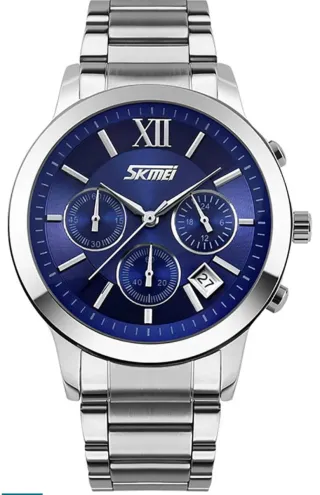 Reloj SKMEI Azul y Plateado