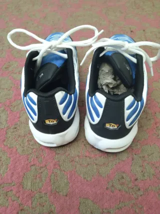 Zapatillas Nike niño azul y blanco