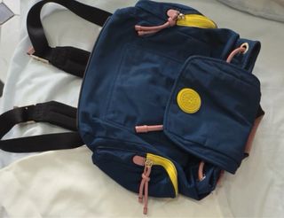 Mochila Tous Azul y Amarilla