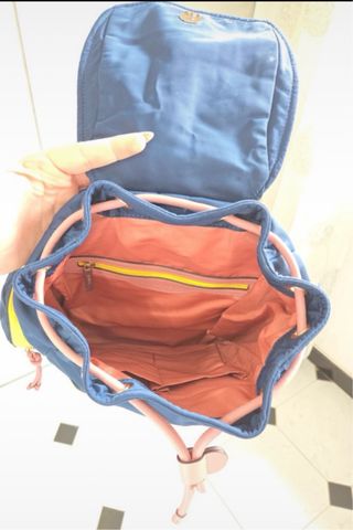 Mochila Tous Azul y Amarilla