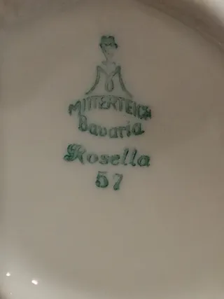 Lattiera antica porcellana Bavaria
