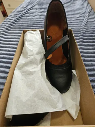 Zapatos de flamenca negros