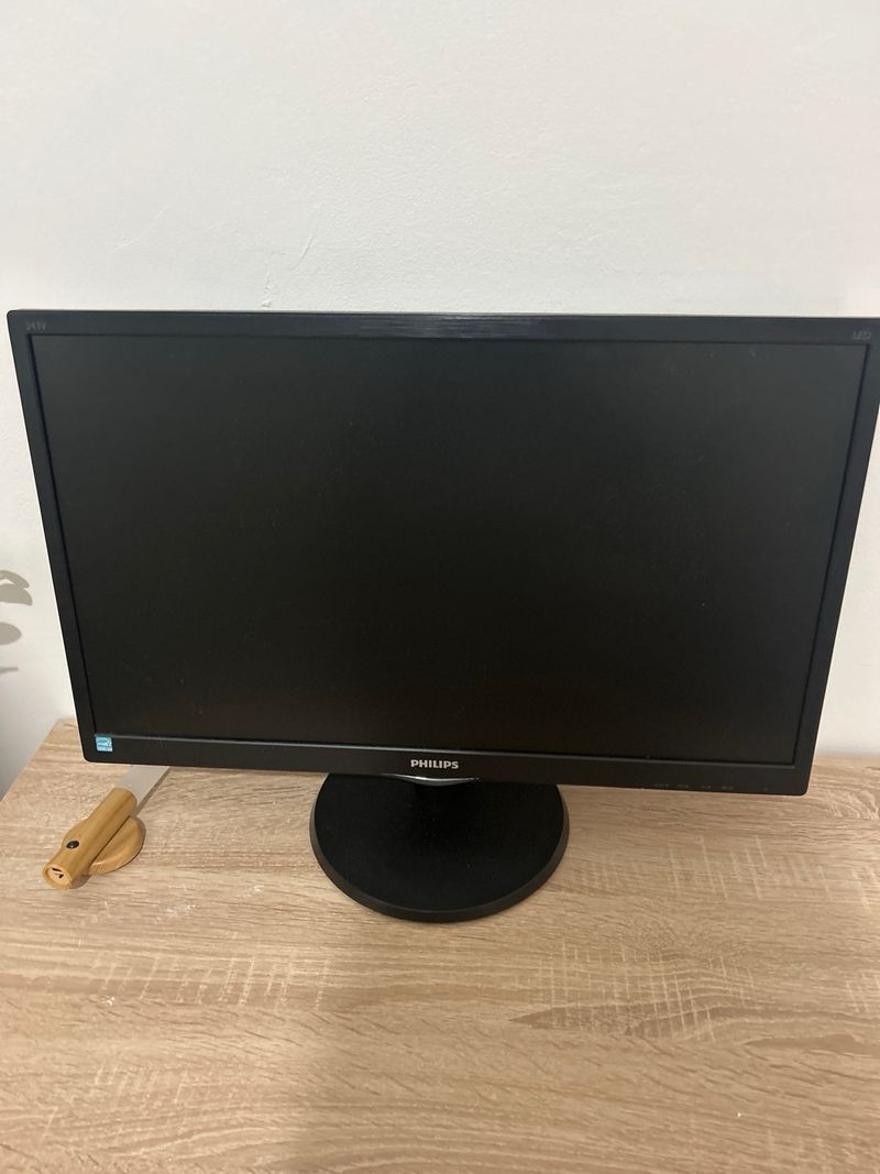 Monitor Philips 24 Negro/Plata afbeelding 4