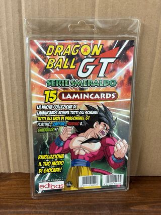 Lotto 14 blister Lamincards DragonBall GT Smeraldo