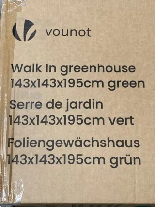 Invernadero Jardín 143x143x195