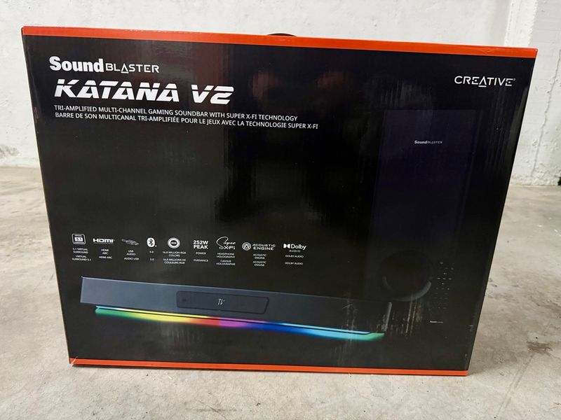 Barra de Sonido Creative Sound Blaster Katana V2