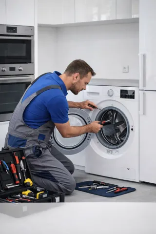 Reparación de lavadoras, lavavajillas y neveras.