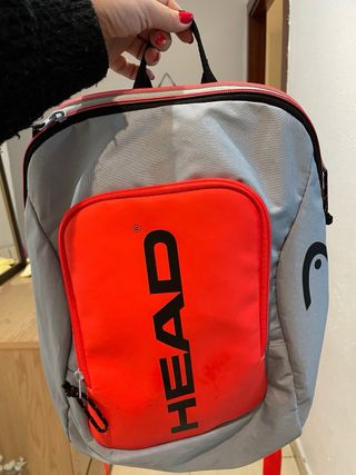 Mochila Head Gris y Roja