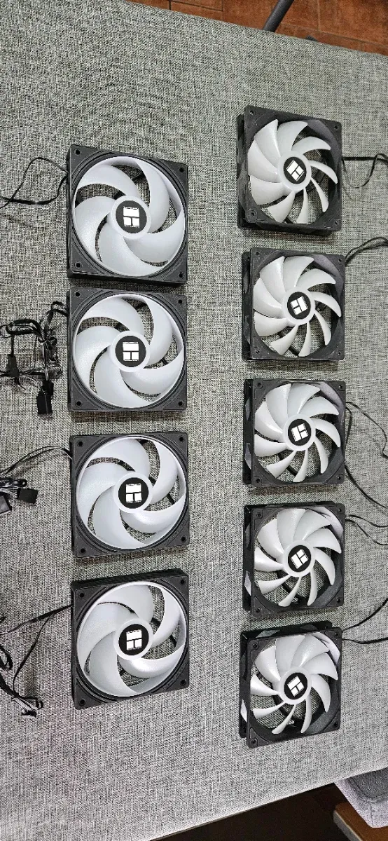 9 Ventiladores ARGB