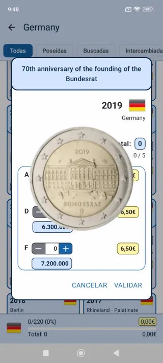 Monedas Alemania Conmemorativas dos euros