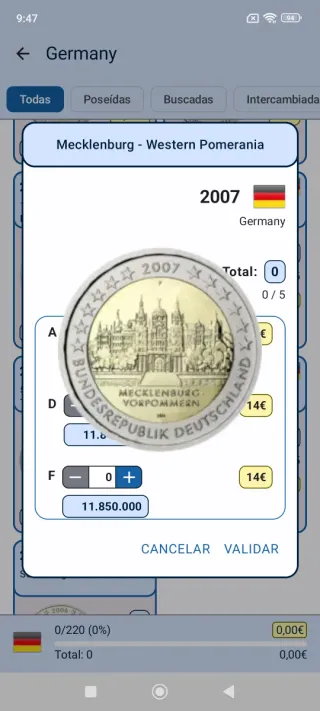 Monedas Alemania Conmemorativas dos euros